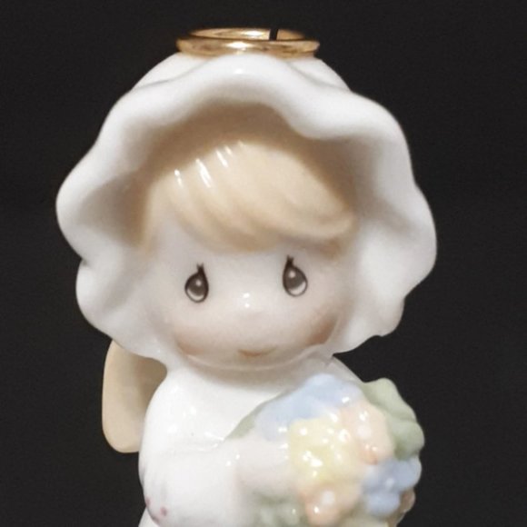 Precious Moments Trinket Box Vintage Lidded - Picture 2 of 6